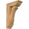 Ekena Millwork Imperial Traditional Smooth Bracket w/ Offset Brace, Western Red Cedar, 5 1/2"W x 14"D x 22"H BKT0604X14X22IMP01SWR - alternate 1